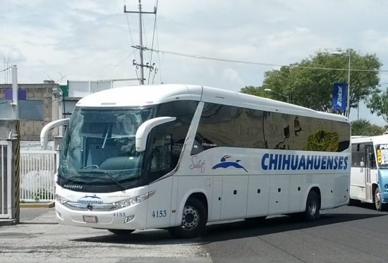 Autobús Chihuahuenses Select en Puebla